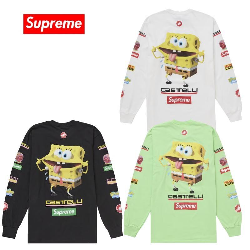 Supreme（シュプリーム） Supreme SpongeBob Castelli Racing L/S Tee