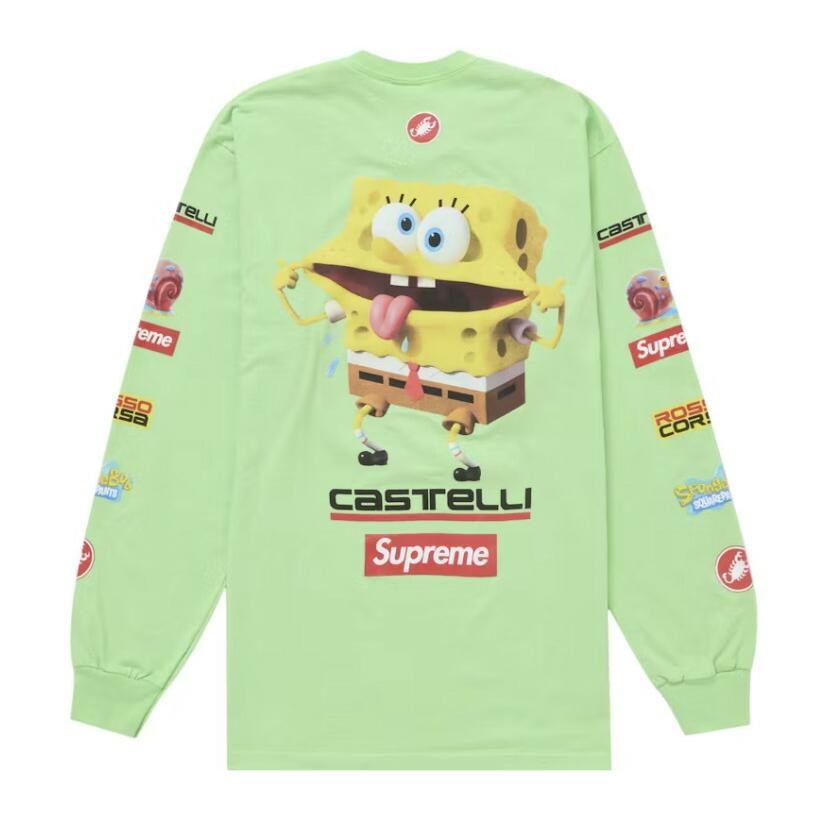 Supreme（シュプリーム） Supreme SpongeBob Castelli Racing L/S Tee