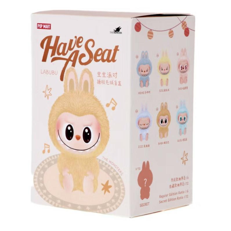 POP MART THE MONSTERS LABUBU Have a Seat Plush series ポップ