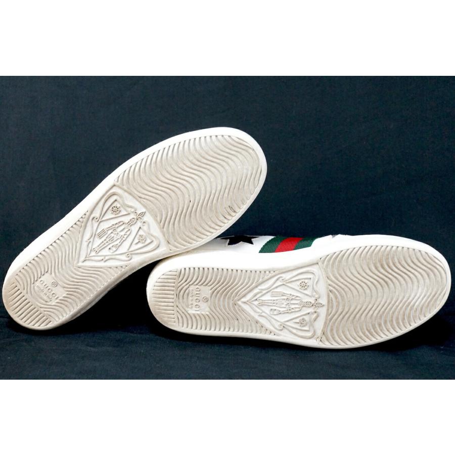 【美品】GUCCI　グッチ　スニーカー　エース　シェリーライン　スタッズ　35 Ace（エース） GUCCI グッチ スター レザー スニーカー シェリーライン