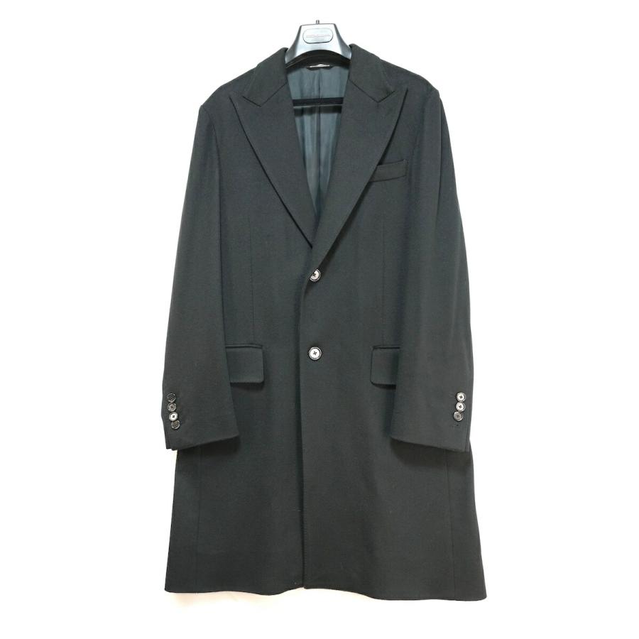 ドルチェ＆ガッバーナ コート ドルチェ＆ガッバーナ ロングコート ウール ブラック 40サイズ
