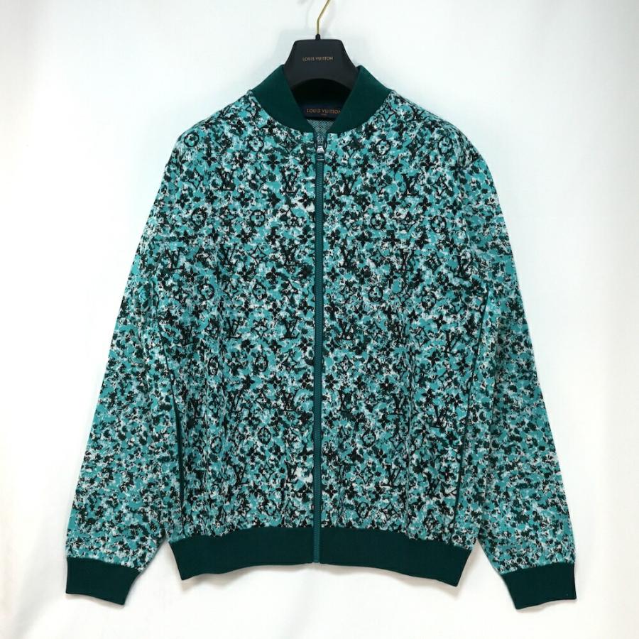 LOUIS VUITTON ルイヴィトン グラフィック コットン ニット ブルゾン