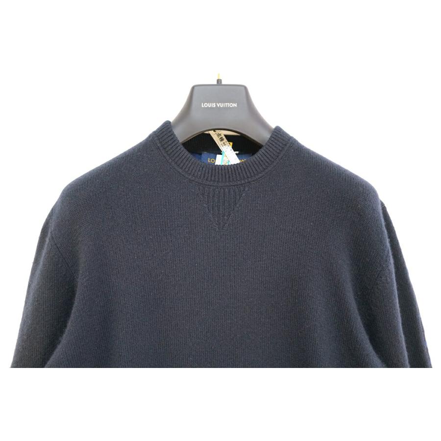 19AW LOUIS VUITTON Half and Half Monogram Crewneck Knit ルイヴィトン ハーフアンドハーフ モ_2
