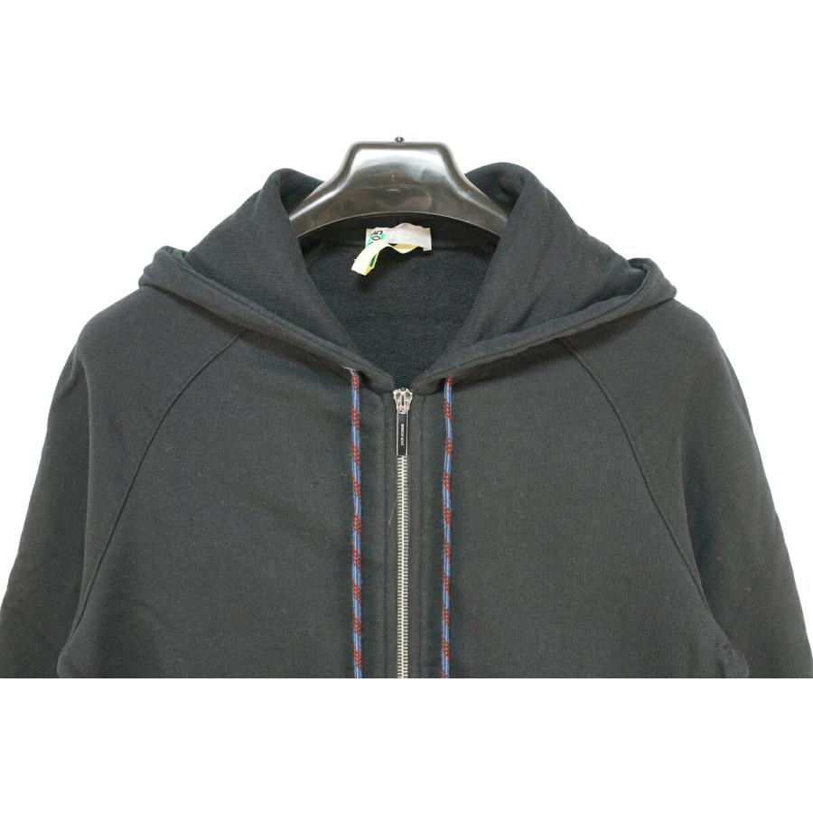 DIOR HOMME ディオールオム ジップアップ フーディー パーカー Bee刺繍 コットン ブラック XXSサイズ 463J244B0333【中古_3