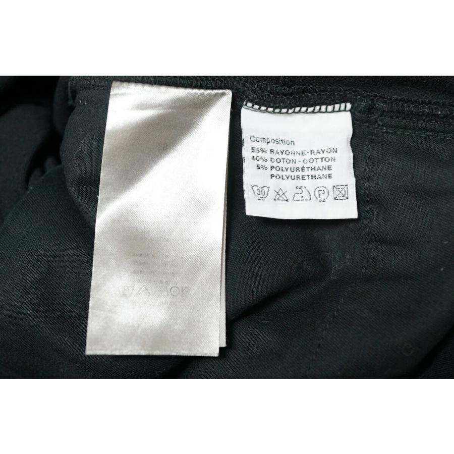 DIOR HOMME ディオールオム スーパースレンダー スリム チノ パンツ スキニーパンツ ブラック ボタンフライ 28サイズ 【中古】_10