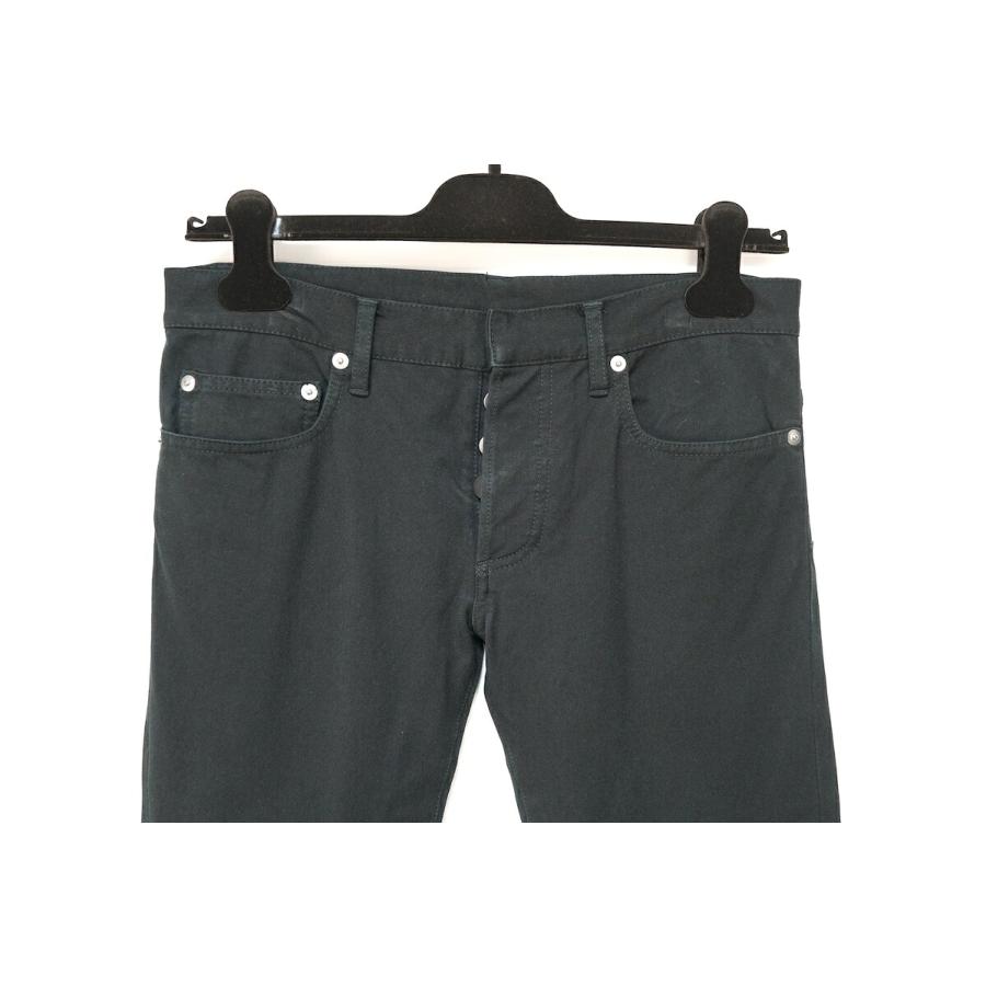 DIOR HOMME ディオールオム スーパースレンダー スリム チノ パンツ スキニーパンツ ブラック ボタンフライ 28サイズ 【中古】_2