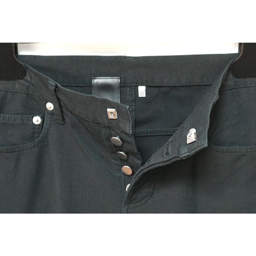 DIOR HOMME ディオールオム スーパースレンダー スリム チノ パンツ スキニーパンツ ブラック ボタンフライ 28サイズ 【中古】_8