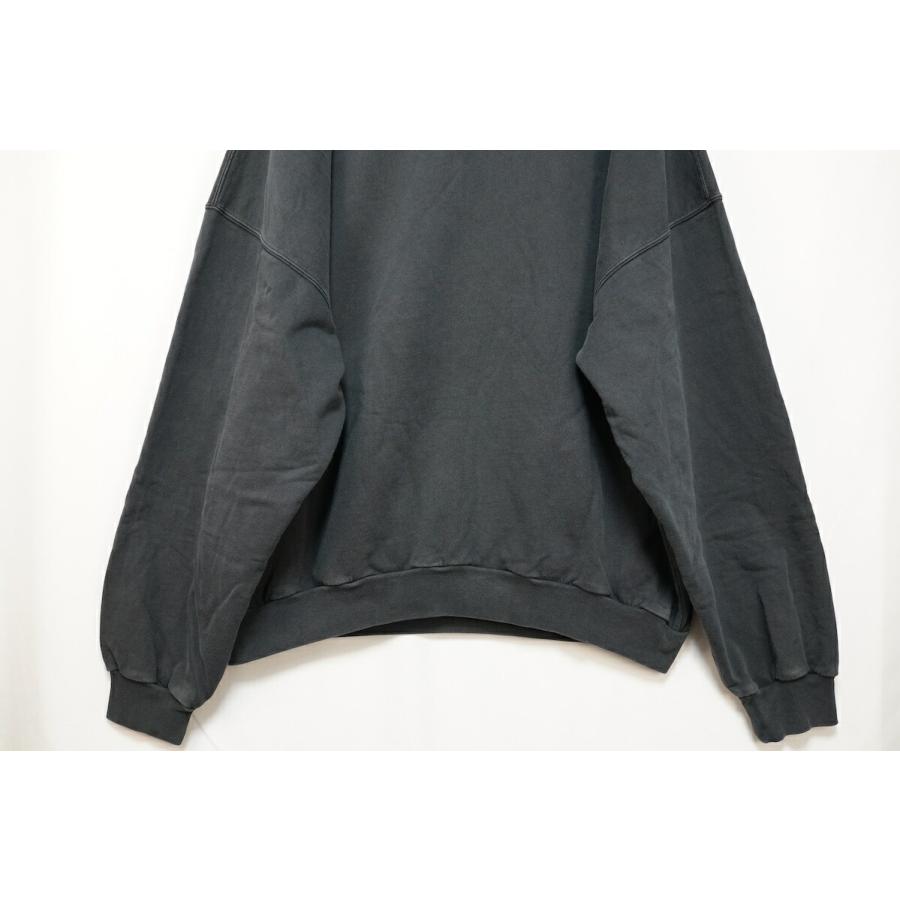 BALENCIAGA バレンシアガ Logo Outline Hoodie ロゴ アウトライン フーディ パーカー ウォッシュド加工 ブラック 3サイ_5