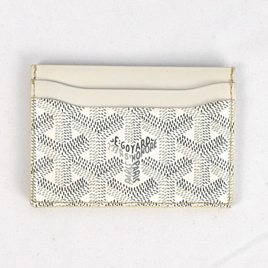 GOYARD 名刺入れ ホワイト GOYARD（ゴヤール） GOYARD SAINT SULPICE CARD WALLET White カード