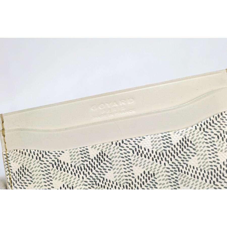 GOYARDゴヤールマルゼルブホワイト　カードケース名刺入れ GOYARD（ゴヤール） GOYARD SAINT SULPICE CARD WALLET White カード