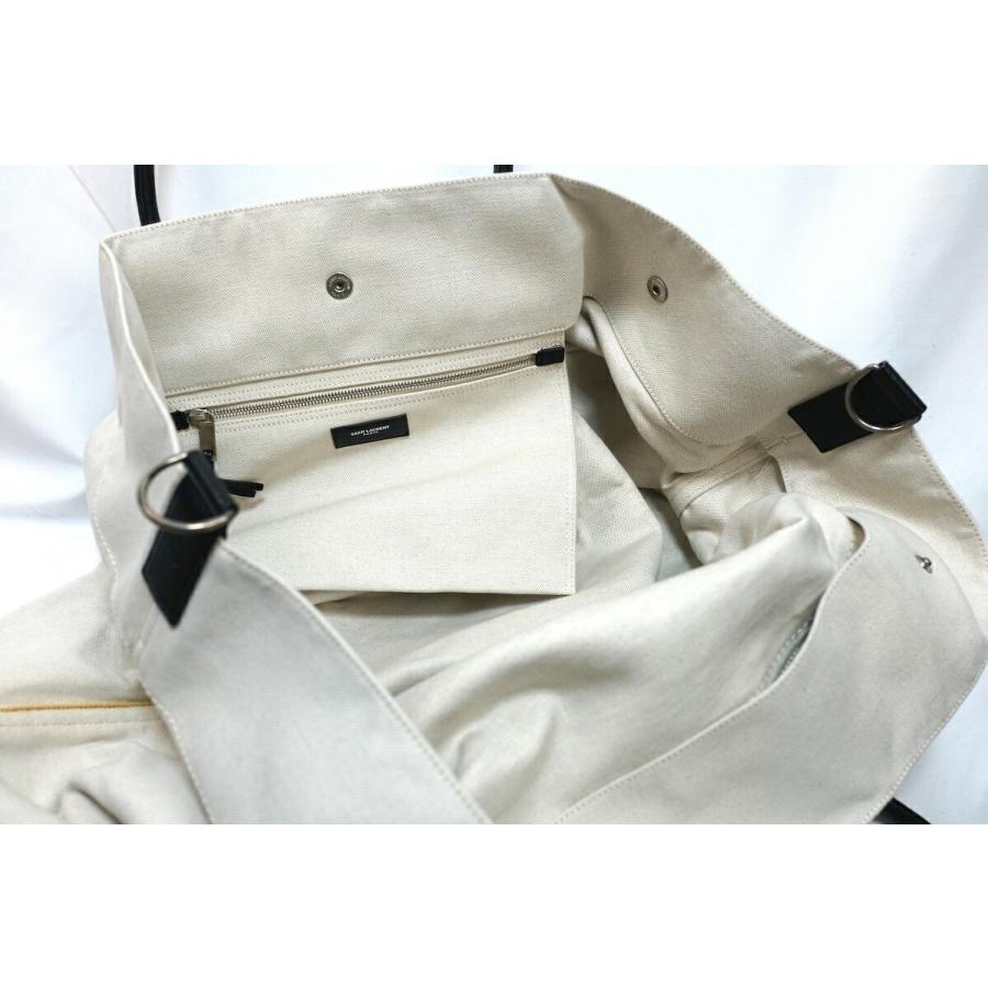 SAINT LAURENT PARIS サンローランパリ Men's Maxi Rive Gauche Tote Bag マキシ リヴゴーシュ キャン_6