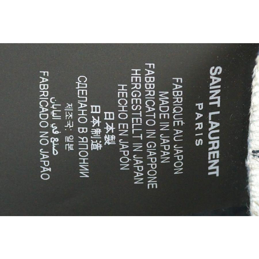 SAINT LAURENT PARIS サンローラン パリ デニム ショート パンツ ハーフパンツ カットオフ ウォッシュ デニム 36サイズ 64_6