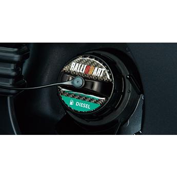 三菱（MITSUBISHI） RALLIART フューエルキャップ ガーニッシュ デリカ