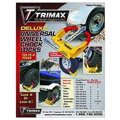 Trimax TCL75 車輪止めロック 並行輸入 - 1