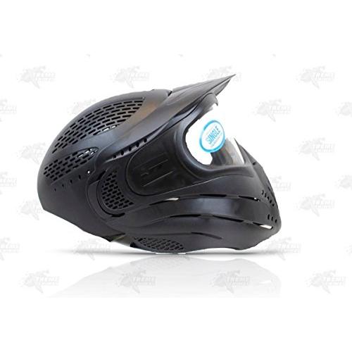 JTペイントボールPremise Headshield Goggle、ブラック、1サイズ 並行輸入 ブラック 工具不要