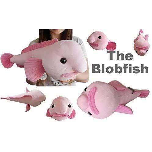 全長17cm ぬいぐるみ ニュウドウカジカ X ブロブフィッシュ しんかいさんシリーズ ぬいぐるみ 素敵でユニークな Themtransit Com