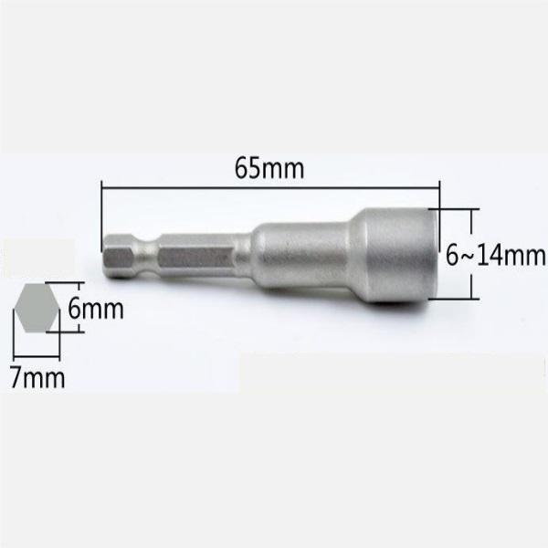 インパクトドライバー ソケット レンチ 六角レンチビット 電動 ボルト ナット DIY 日曜大工 impactdriversocket1