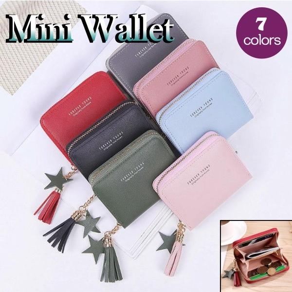 ミニ財布 ミニウォレット レディース 二つ折り財布 小銭入れ 可愛い オシャレ サイフ コインケース シンプル コンパクト 安い ファスナー 軽量 送料無料 Miniwallet9 ストレスフリー 通販 Yahoo ショッピング