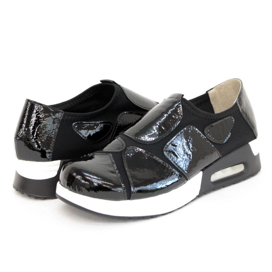 ウォーキングシューズ レディース スリッポン 外反母趾 スリッポンスニーカー おすすめ 人気 コンフォートシューズ 日本製 Eee 疲れにくい 靴 エナメル 150 150 Popolare Online Shop 通販 Yahoo ショッピング