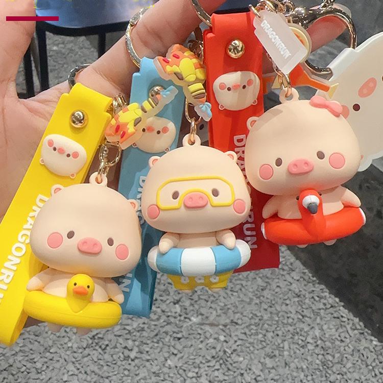 リラックマ　激レア　浮き輪　クローバー　プニプニ　キーチェーン　キーホルダー リラックマ 激レア 浮き輪 クローバー プニプニ キーチェーン