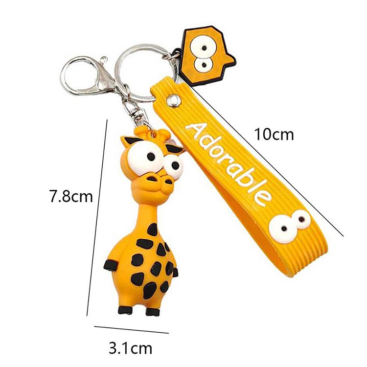 キーホルダー 韓国雑貨 動物 かわいい キーチェーン アニマル ぶさかわ