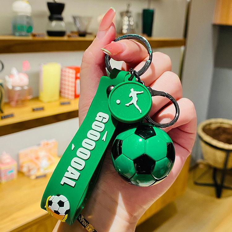 キーホルダー 韓国雑貨 サッカーボール 部活 かわいい キーチェーン