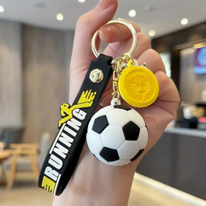 ＊ご成約済＊ティファニー　サッカーボール型キーホルダー　日韓W杯 キーホルダー 韓国雑貨 サッカーボール かわいい キーチェーン