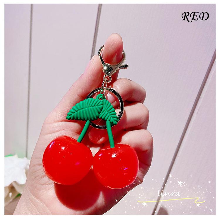 キーホルダー さくらんぼ 韓国雑貨 かわいい チェリー キーチェーン