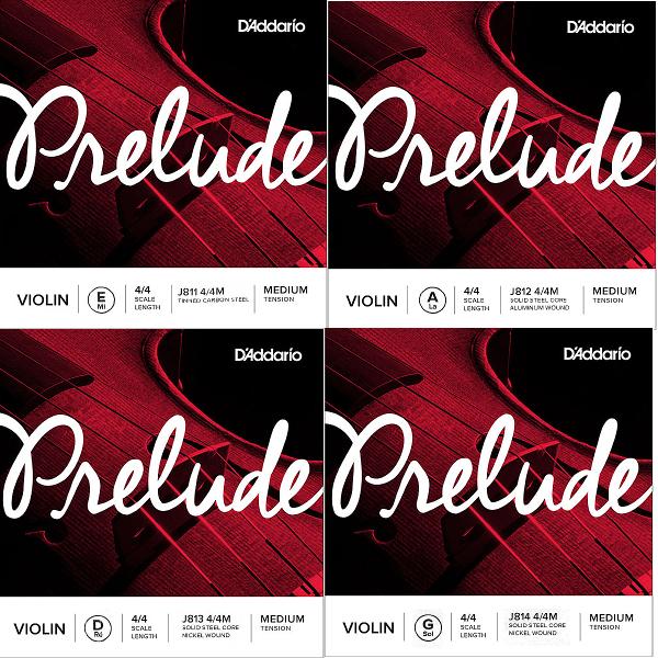 プレリュード 4/4バイオリン用  E線A線D線G線４弦セット Prelude For Violin： | 