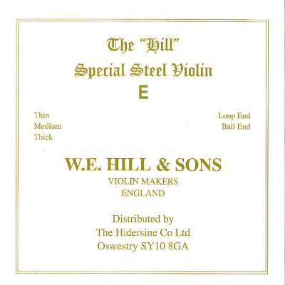 ヴァイオリン弦 ヒル E線  ループエンド Hill&Sons |  | 01