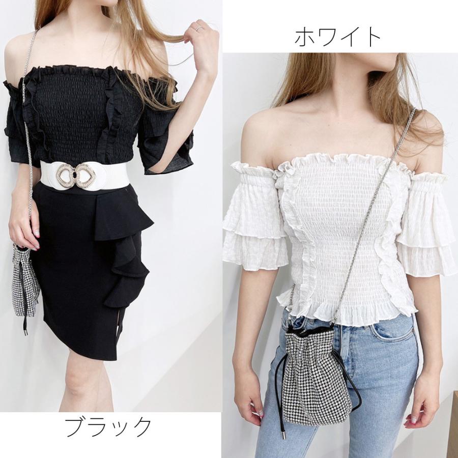 新品 searoomlynn Double Stringsオフショルトップス Sea Room lynn Double Stringsオフショルトップス