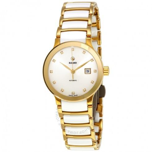 日本製 Rado/ラドー レディース 腕時計 Centrix White Diamond Dial 自動巻き レディース Watch R30080752, 王子木材緑化 f8f1d2b9