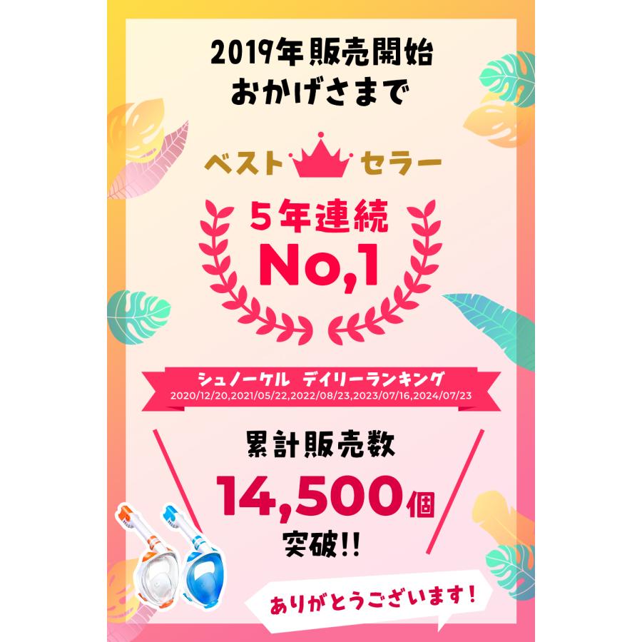 【すぐ届く】シュノーケルマスク  シュノーケル セット フルフェイス 大人用 シュノーケリング スノーケル  折りたたみ 大人用 男女兼用 海水浴 PIVOT GEAR |  | 07