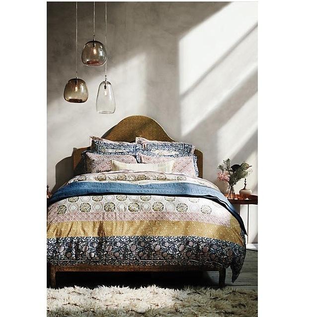 最適な材料 Anthropologie アンソロポロジー 美しいボーダー切り替え布団カバー ベッドカバー 海外限定 ツインサイズのみ 正規品 Zoetalentsolutions Com