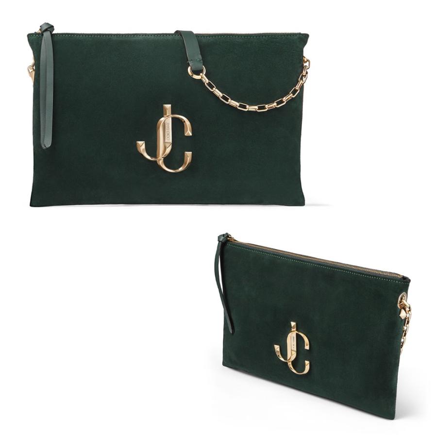 国内正規品 限定 Jimmy Choo ジミーチュウ レディース バッグ ショルダーバッグ Varenne Shoulder S グリーン スエード クリアランスバーゲン 期間限定開催 Gestion Etechnologies Shop