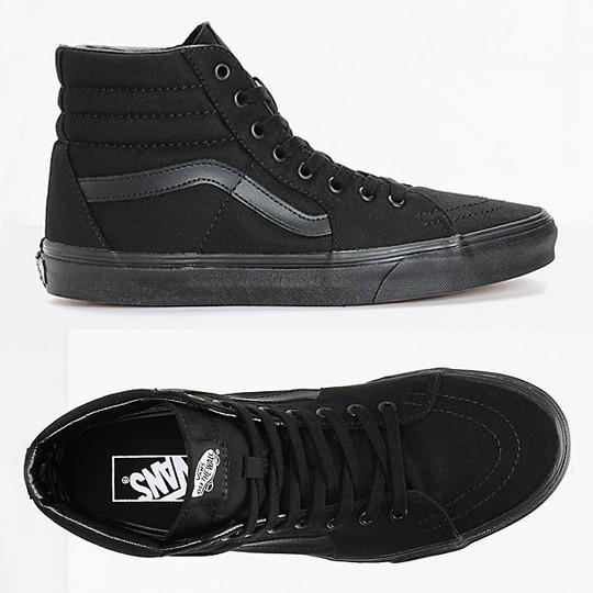 取り寄せ Vans バンズ スニーカー ハイカットスニーカー 大人気 ユニセックス オールブラック 黒 Sk８hi Mono Black Yos0718 Stroke 通販 Yahoo ショッピング