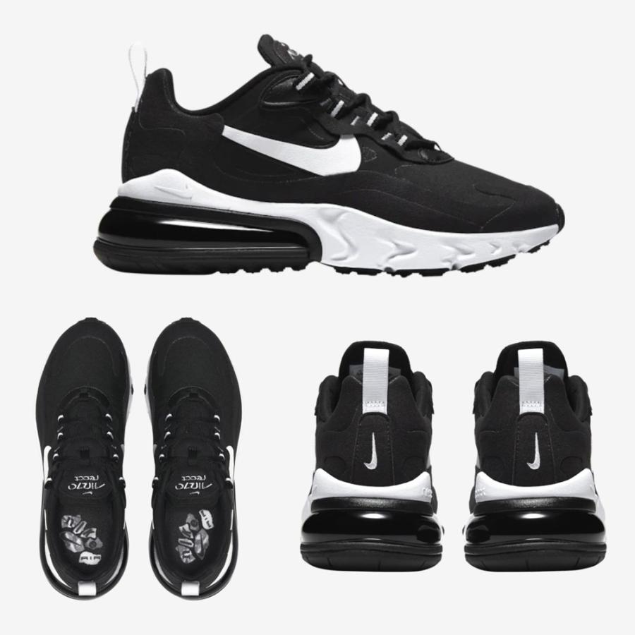 Nike ナイキ レディース スニーカー Air Max 270 React エアマックス T Black White ブラック ホワイト Yos14 Stroke 通販 Yahoo ショッピング