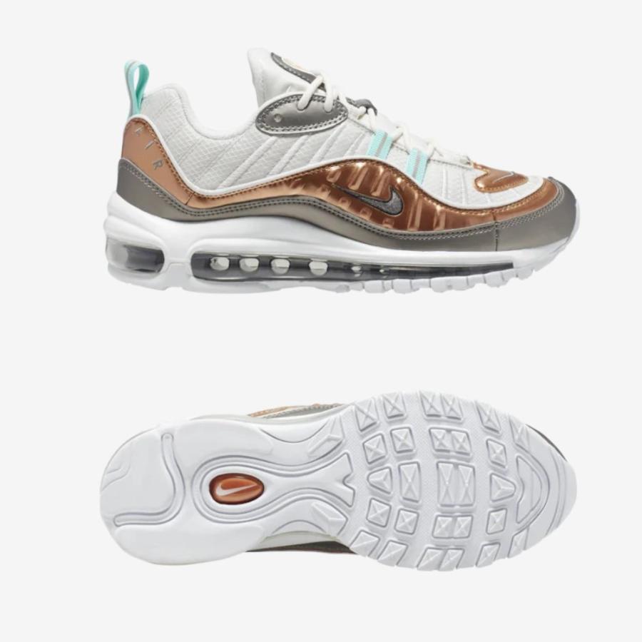 Nike ナイキ レディース スニーカー Air Max 98 エアマックス V Phantom Metallic Pewter Tawny Yos1532 Stroke 通販 Yahoo ショッピング