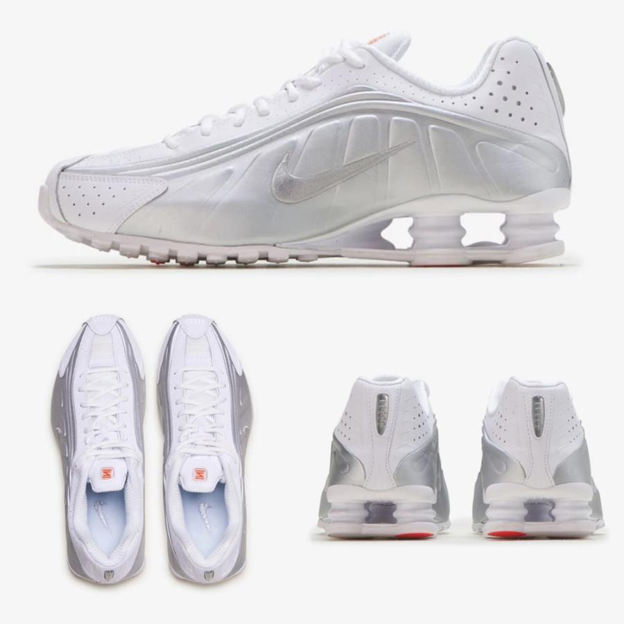 即納特典付き ナイキ Nike メンズ スニーカー Shox R4 ショックス 131 ホワイト シルバー 大特価 Www Skylanceronline Com