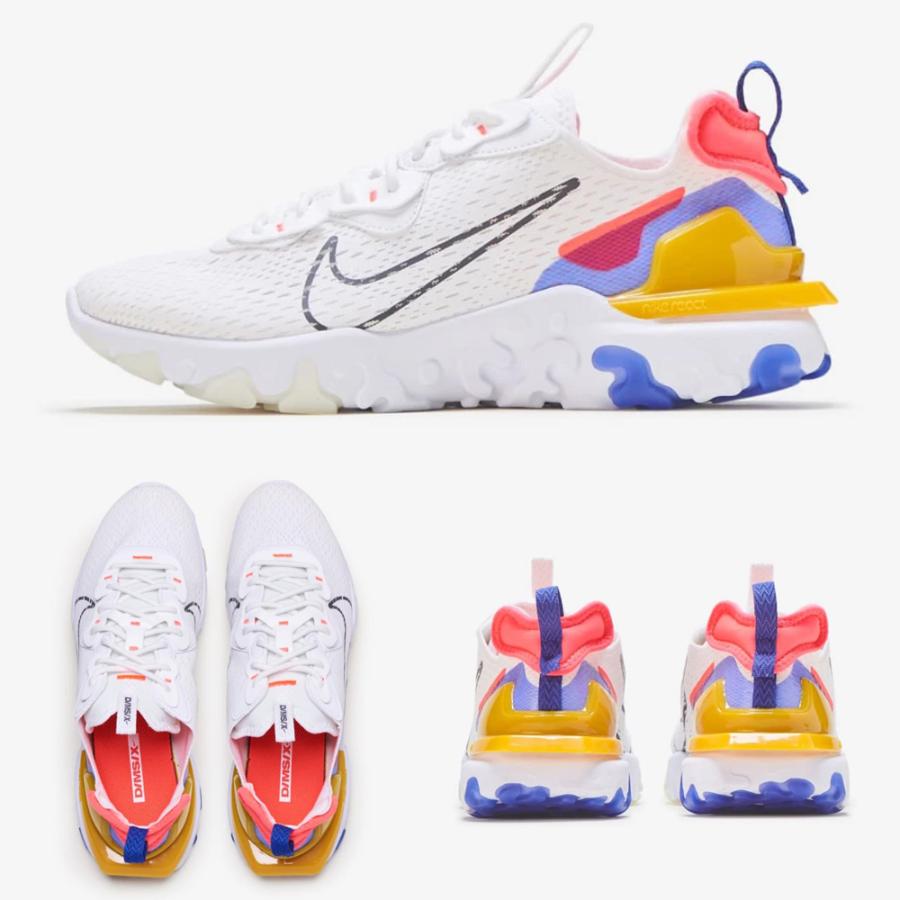 最安値 ナイキ Nike レディース スニーカー React Vision リアクト ビジョン ホワイト グレー ブルー 全品送料無料 Store2door Rw