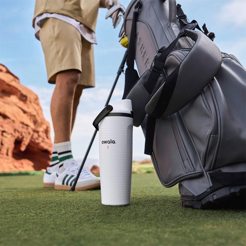 Owala オワラ FreeSip Sway Golf 30oz 890ml 保温保冷 真空断熱 ステンレスボトル ゴルフ 水筒 ブラック ホワイト 通勤 通学 ジム ヨガ 旅行 アウトドア | owala | 03