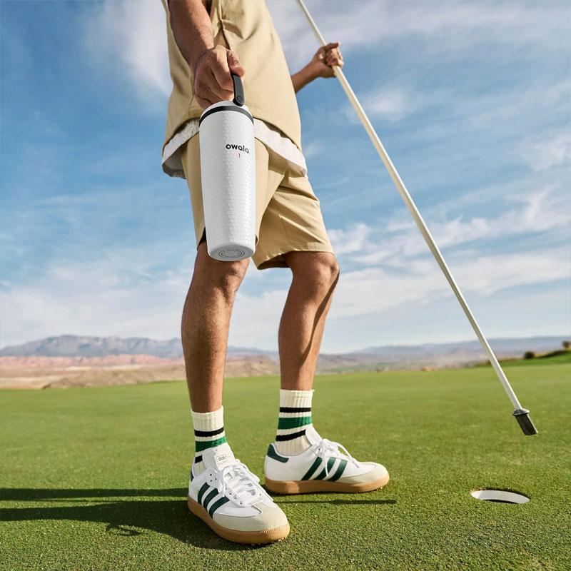 Owala オワラ FreeSip Sway Golf 30oz 890ml 保温保冷 真空断熱 ステンレスボトル ゴルフ 水筒 ブラック ホワイト 通勤 通学 ジム ヨガ 旅行 アウトドア | owala | 05