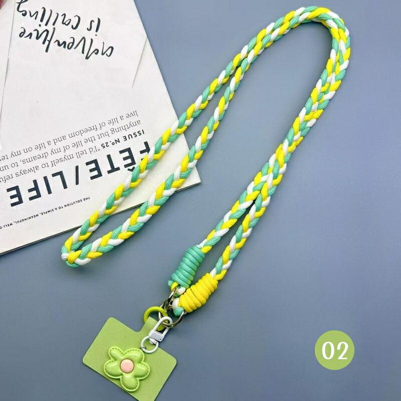 スマホショルダー 長さ調整可能 パラコード スマホ ストラップホルダー 編み込み 肩掛け スマホストラップ 携帯ストラップ ショルダー ストラップ |  | 12