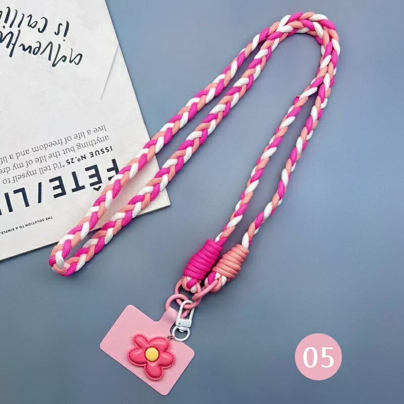 スマホショルダー 長さ調整可能 パラコード スマホ ストラップホルダー 編み込み 肩掛け スマホストラップ 携帯ストラップ ショルダー ストラップ |  | 15