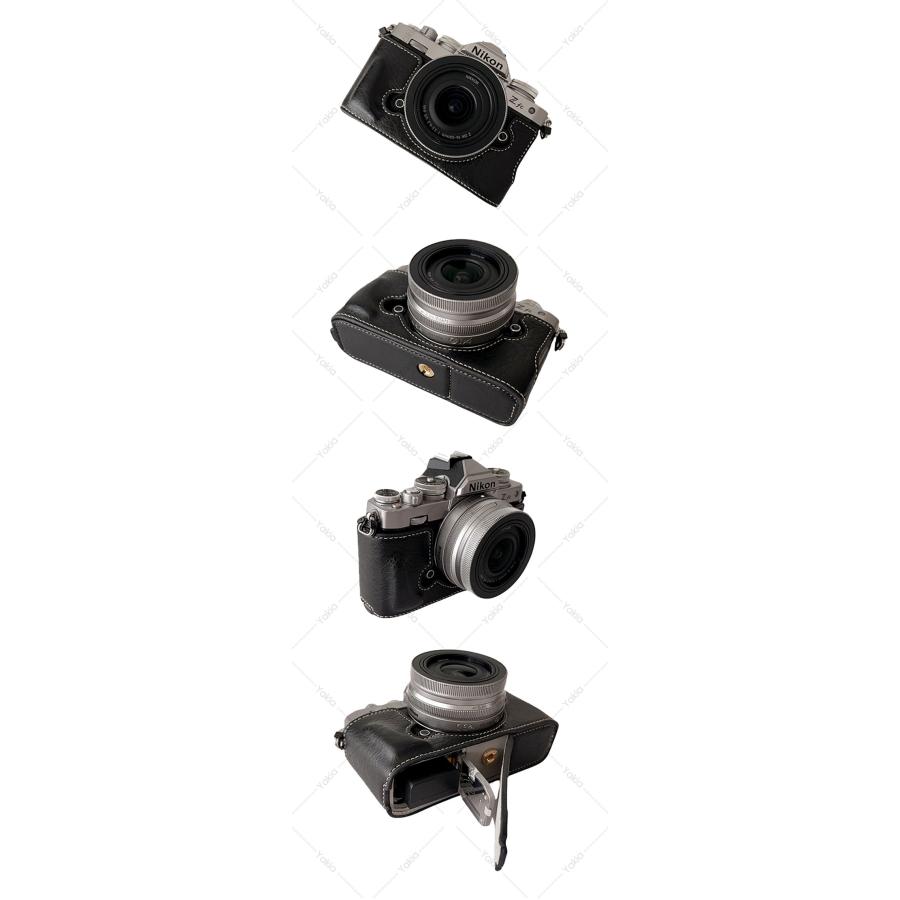 Nikon Zfc 専用 カメラケース PUレザー ケース ハイクオリティ レザー