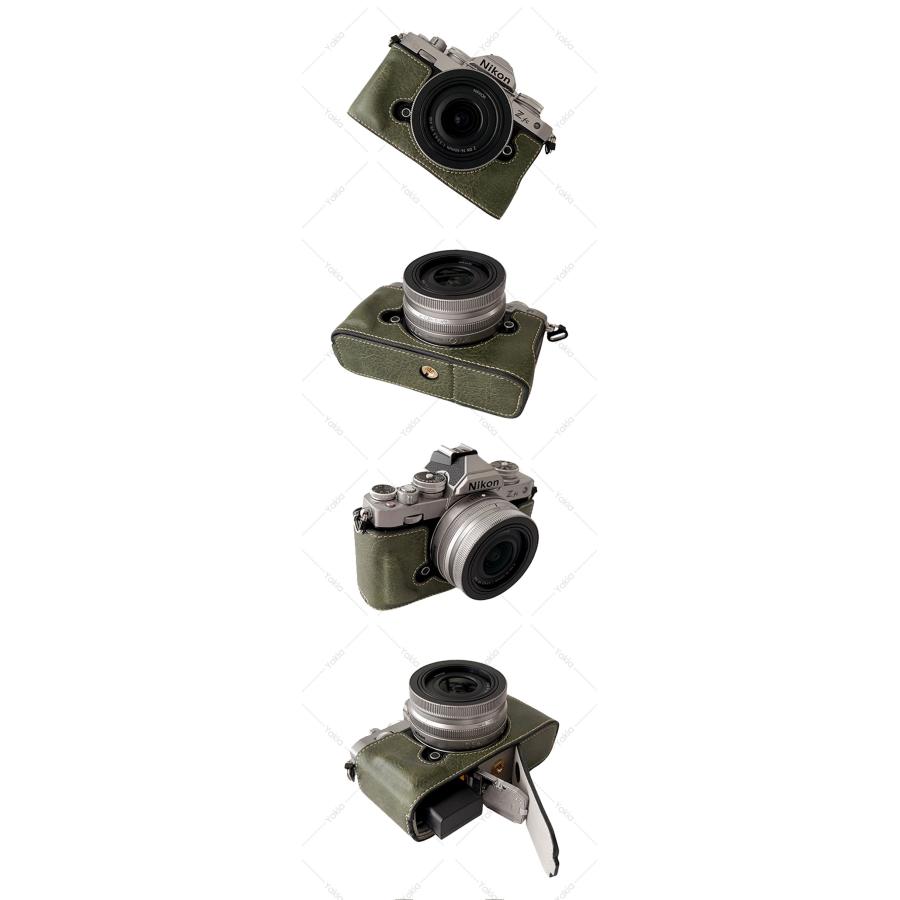 Nikon Zfc 専用 カメラケース PUレザー ケース ハイクオリティ レザー