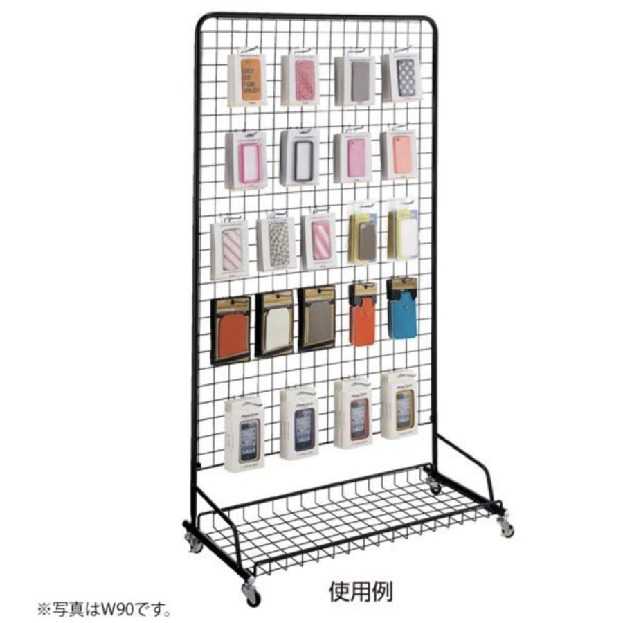 ストア エキスプレス スキマ型ワゴン シルバー 隙間ネットワゴン W45 H160cm 店舗什器 Art2523 10 ストロングバイ ヤフー店 通販 Yahoo ショッピング