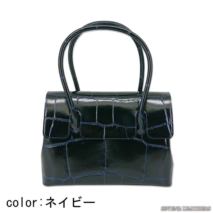 LILY リリー ハンドバッグ かぶせ REAL MIND リアルマインド プリマボルサ ラージクロコ 型押し カバン 牛革 フォーマル ビジネス バッグ 210185 | リリイ | 09