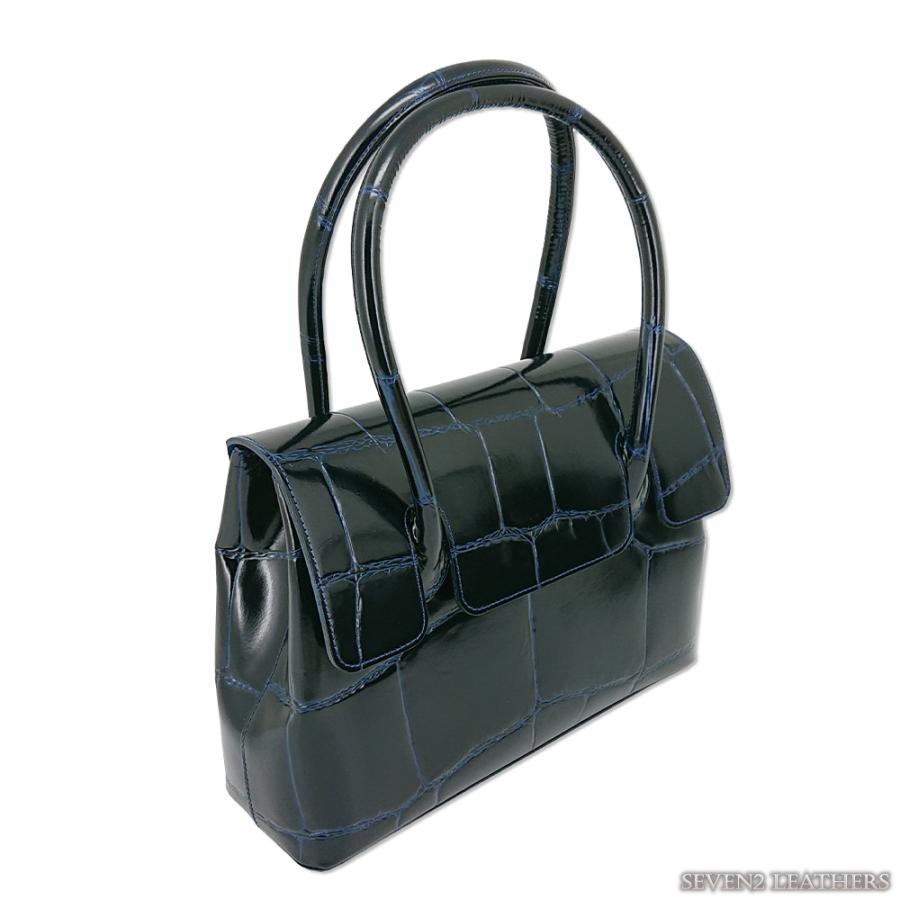 LILY リリー ハンドバッグ かぶせ REAL MIND リアルマインド プリマボルサ ラージクロコ 型押し カバン 牛革 フォーマル ビジネス バッグ 210185 | リリイ | 01