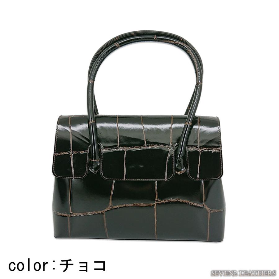 LILY リリー ハンドバッグ かぶせ REAL MIND リアルマインド プリマボルサ ラージクロコ 型押し カバン 牛革 フォーマル ビジネス バッグ 210185 | リリイ | 10